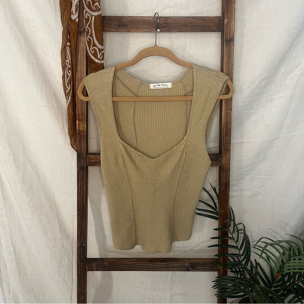 We The Free | Free People Boss Babe Women's Tank Top Size L - Picture 4 of 10